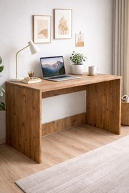 Resim Nenu Nova Atlas Çam Oyuncu Masası 120x60 cm - Modern Bilgisayar Masası - Çalışma Masası -Ofis - Gaming Desk 