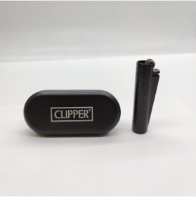 Resim Clipper Metal Siyah Clıpper Çakmak 