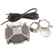 Resim 50W Cob Led Alüminyum Soğutucu + 120 Derece Lens + Kablo Seti 