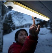 Resim Taşınabilir Şişme Katlanabilir Hafif Kamp Çadırı Hafif Kamp Aydınlatması Dış Mekan Aracı Çok Renkli 