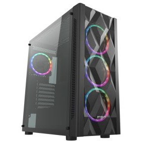 Resim FSP CMT595AL Mid Tower, 650W 80+Bronze Siyah, RGB, GAMING KASA 