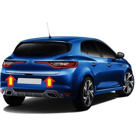 Resim Megane 4 Hb Bagaj Alt Cıtası Krom 2016 2017 2018 2019 2020 