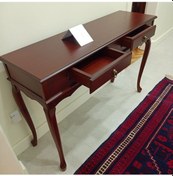 Resim Roys Ahşap 100 Cm Koyu Ceviz Çift Çekmeceli Dresuar Ahşap 