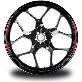 Resim Bajaj Yazılı Kısa Dış Şerit 8'Li Jant Sticker Modeli 