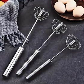 Resim 1 adet, Yarı Otomatik Yumurta Çırpıcısı, Paslanmaz Çelik El İtme Çırpıcı, Yumurta Çırpıcısı, Yumurta Karıştırıcı, Karıştırma için Yumurta Çırpıcısı, Çırpma, Çırpma, Karıştırma için Mutfak Aletleri, Mutfak Aksesuarları, Ev Mutfak Ürünleri 
