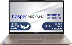 Resim CASPER Nirvana X700.1235-EX00X-K-F Intel Core i5-1235U 64GB RAM 2TB NVME SSD Freedos 