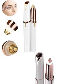 Resim byzm Tüy Kıl Alma Kaş Bıyık Unisex Yüz Bakım Epilasyon Aleti Pilli 