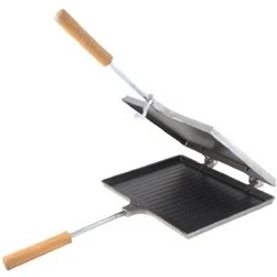 Resim Toptancı Kapında Ocak Üstü Teflon Tost Makinesi 