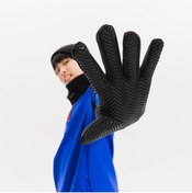 Resim Decathlon Kipsta Çocuk Futbol Eldiveni - Siyah - Keepdry 500 