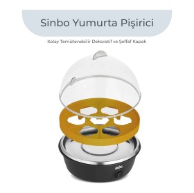 Resim Hype Store SEB-5807 Yumurta Pişirme Makinesi, Yumurta Pişirici 