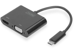Resim Digitus DA-70858 VGA/HDMI to USB-C ÇEVİRİCİ Digitus DA-70858 VGA/HDMI to USB-C ÇEVİRİCİ
