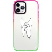 Resim iPhone 11 Pro Max Kravat Telefon Kılıfı 
