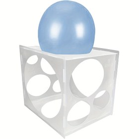 Resim Katlanabilir Plastik Balon Ölçer Küp 5.08-25.4 cm – Beyaz Balon Ölçüm Aracı Dekorasyonlar, Kemerler ve Sütunlar için – Taşınabilir ve Kullanımı Kolay Parti Dekorasyonu Temel, Etkinlik Dekorasyonu Kurulumu | Modern Tasarım | Taşınabilir Ölçer Kutusu 