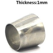 Resim Otomotiv Modifikasyon Parçaları 201 Paslanmaz Çelik Redüktör Bağlantı Borusu Adaptörü 63 Mm-76 Mm 58 Mm Uzunluk 1509 