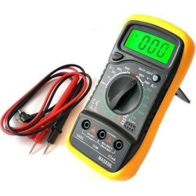 Resim Wellhise Mas830l Dijital Multimetre Ölçü Aleti Işıklı Lcd Ekranl 