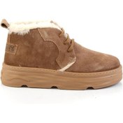 Resim Taba Hakiki Deri Kadın Bot & Bootie K02748100302 Taba 