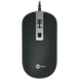 Resim MS104 USB Kablolu 1600DPI 4 Tuşlu Optik Mouse - Pc, Mac, Dizüstü Bilgisayar ile Uyumlu, Tak Çalıştır Kolay Bağlantı, Sağ ve Sol Elle Kullanıma Uygun, Kompakt Mouse Siyah 