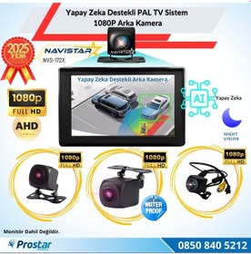 Resim Yapay Zeka Özellikli Arka Görüş Kamerası Ahd 1080p Pal Sesli İkazlı Dc 12v 