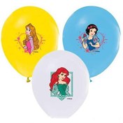 Resim Balonevi Balon Prenses Baskılı Pastel Renk 4+1 100 LÜ 1930 