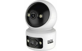 Resim İnox Dijital Inox 12IPC Çift Lens 6mp 360° Wi-Fi Bebek ve Bakıcı Kamerası Renkli Gece Görüşlü Sesli Ptz 