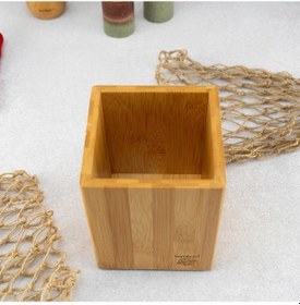 Resim Miccho - Dönen Kaşıklık Kare Bambu 