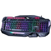 Resim Turbox BladeDancer TR-GK103 USB Kablolu Gaming Standart Q Rainbow Aydınlatma Klavye 