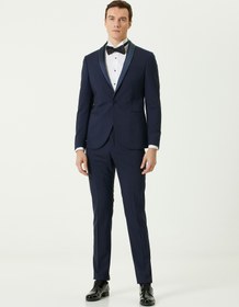 Resim Lacivert Yün Takım Elbise 