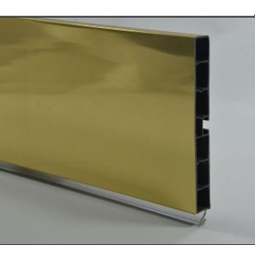 Resim Pvc Baza Profili 100 Mm Gold 1 Boy 3,66 Mt 