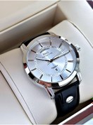 Resim Romanson Takvimli Safir Cam 24 Ay Garantili Deri Kordon Çelik Kasa Erkek Kol Saati 1632.01SZ 