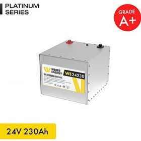 Resim WERER ENERGY 24V 230Ah LiFePO4 Platinum Series Bluetooth'lu Lityum Demir Fosfat Akü 