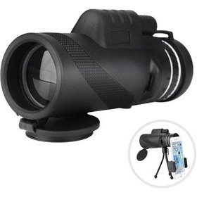 Resim Süper Clear 40x60 Monoküler Teleskop, Gündüz Ve Manuel Odaklama Desteği 8x Zoom İle 