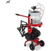 Resim Melasty Micro İkili Keçi Süt Sağma Makinesi Alüminyum Güğüm - Kauçuk Memelik Micro Kuru Pompa 