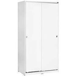 Resim Adore Mobilya 5 Raflı Sürgülü Beyaz Gardırop 