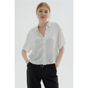 Resim Fashion Friends Kadın Crop Gömlek (24Y0571K1) 