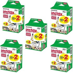 Resim Instax Mini 100 Poz Film Seti Beyaz 