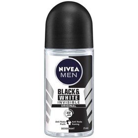 Resim Nivea Black & White Invisible Roll-On For Men 25 ml 