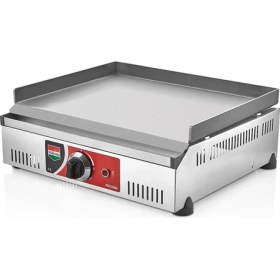 Resim Miletto M50 50 cm Elektrikli Sanayi Tipi Pleyt Sac Izgara Barbekü 