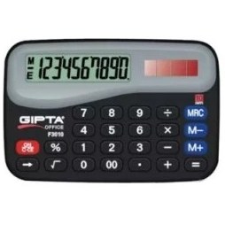 Resim Gıpta 10 Haneli Cep Tipi Hesap Makinesi - F3010 - Siyah 