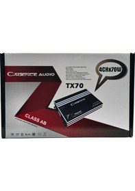 Resim Tx-70 Serisi Class Ab 4ch X 70w 2500w 4 Kanal Oto Amfi Ses Sistemi Uyumlu Cadence 