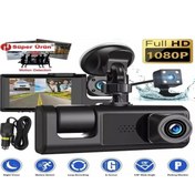 Resim Araç İçi Kamera 3 Lensli Kamera 