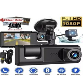 Resim Araç İçi Kamera 3 Lensli Kamera 