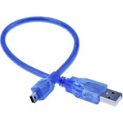 Resim Mini USB Mp3 Mp4 Şarj ve Data Kablosu 30cm Harici HDD Kablosu 