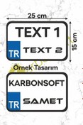Resim Kişiye Özel Ahşap Plaka, Bisiklet Plaka, Isimli Plaka, Cam Önü Plakası, Aksesuar Plaka 