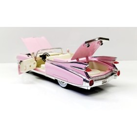Resim che zhı Dianomi chezhi 1 24 ölçek 1959 CADİLLAC ELDORADO BİARRİTZ Pink sesli ışıklı 