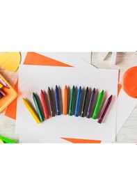 Resim Bic Kids Plastidecor Üçgen Pastel Boya 12'li 