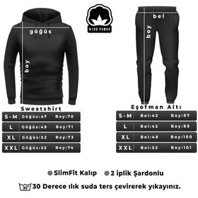 Resim Flowers Eşofman Takımı Siyah 