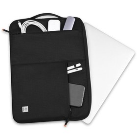 Resim Wiwu Alpha Slim Sleeve 16 Inç Su Geçirmez Laptop Çantası Siyah 