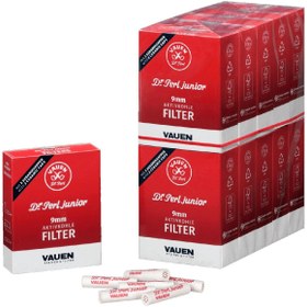 Resim VAUEN 10 Adet 40 Lı Junior Filitre 9 Mm. Pipo Filitresi Pp10-10 