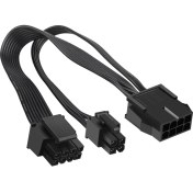 Resim Alfais 4695 Eps 12V Cpu Dişi To Atx 8+4 Pin Power Supply Çevirici Dönüştürücü Adaptör Kablosu 