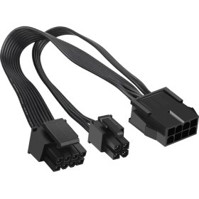 Resim Alfais 4695 Eps 12V Cpu Dişi To Atx 8+4 Pin Power Supply Çevirici Dönüştürücü Adaptör Kablosu 